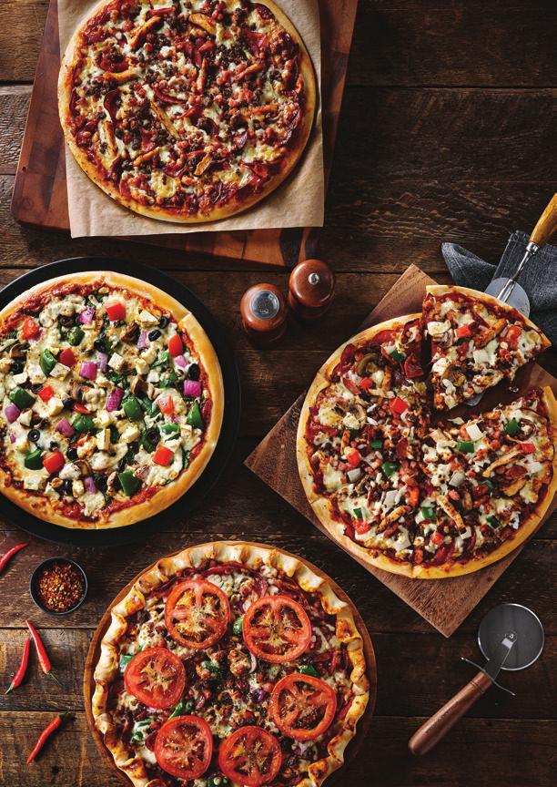 Only the best ingredients go into crafting our pizzas.