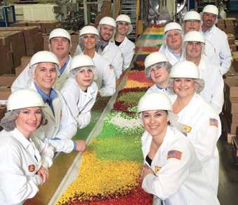 The fourth, fifth, sixth and seventh generations of our candy family work in the company.