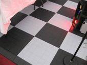 00 Dance(Floor A&series&of&black&and&white&tiles&create&this&simple&budget&
