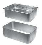 aluminum, covering entire pan bottom. Standard Features: Stainless steel cooking surface is guaranteed against warping.