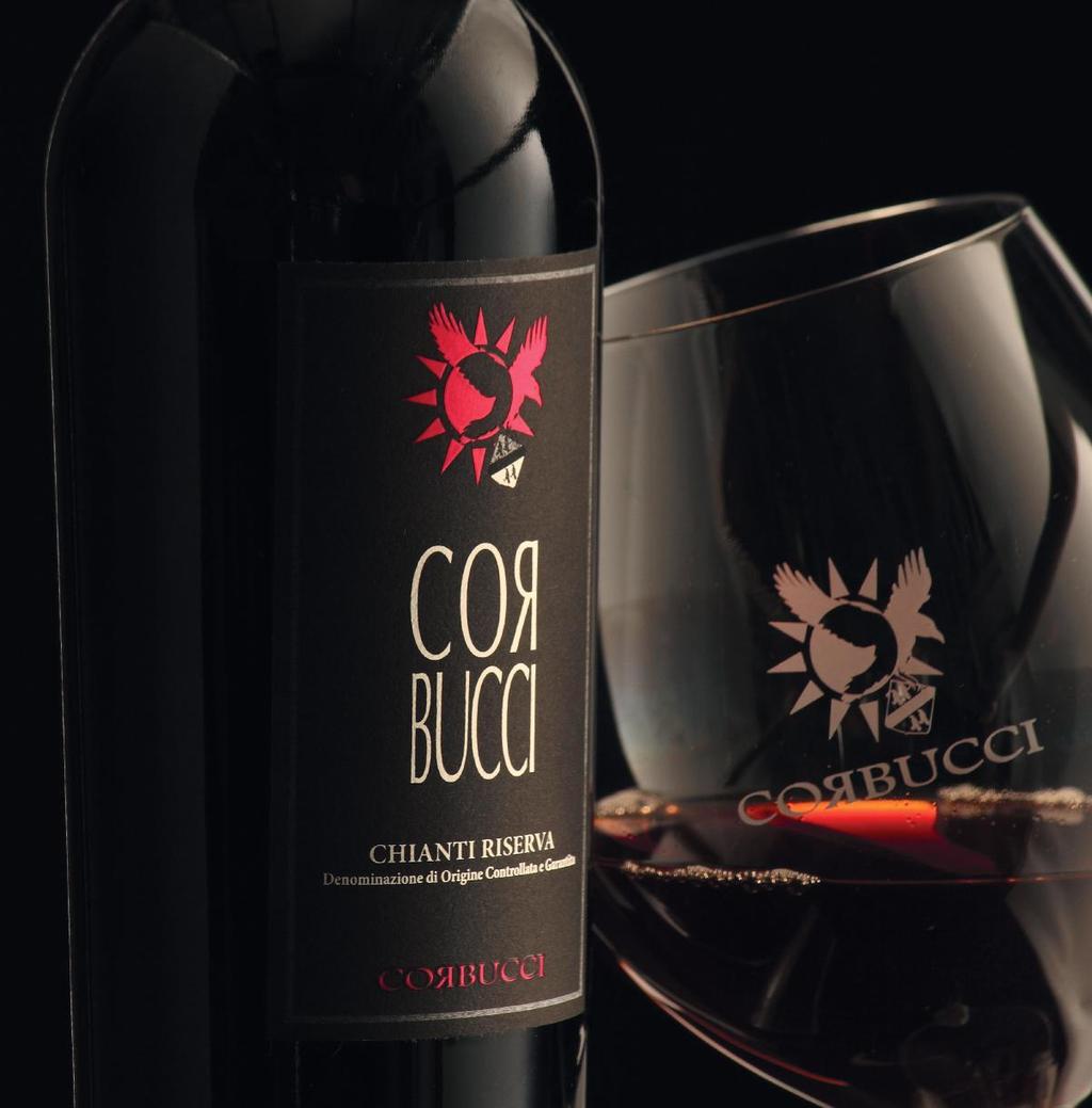 CORBUCCI Chianti Riserva DOCG Sangiovese 100%. Sant Andrea a Gavignalla, fraction of Gambassi Terme (Florence-Tuscany) in vineyard with ages ranging from 50 to 10 years.