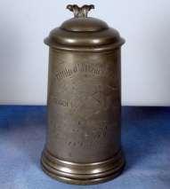 Example 4 Pewter trophy tankard for the 1883 Trinity