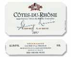 99 Rated 91/100, Wine Advocate Rated 93/100, Wine Spectator Rated 89-91/100, Steve Tanzer 1998 Domaine des Relagnes Chateauneuf du Pape Cuvee Vigneron...34.