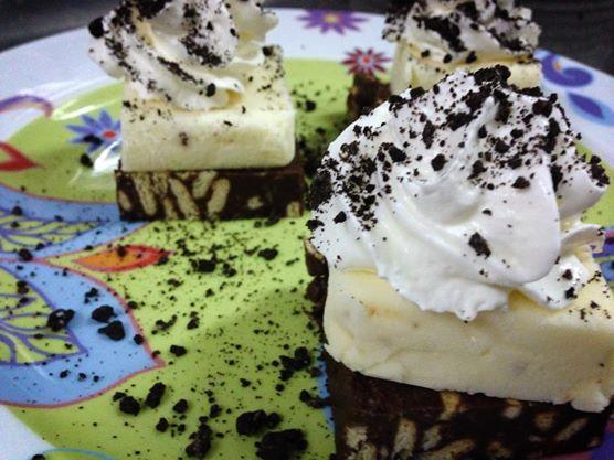 Desserts: Chocolate Mosaic with Ice-cream..3,50 Date Dessert.