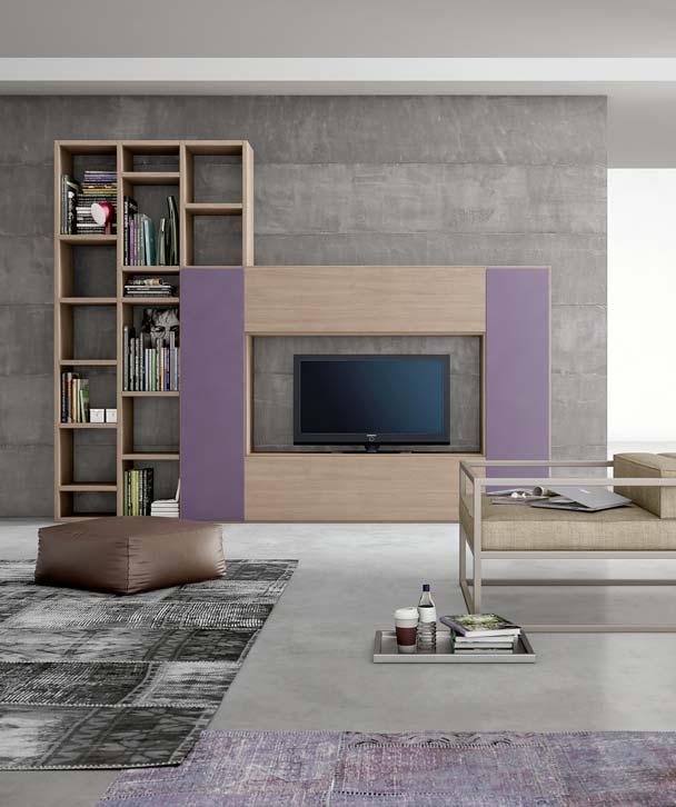 24 acf.international modell Slim 25 _02 FORME E VOLUMI SI INTEGRANO NELL ARMONIA DELLE FINITURE. Forms and volumes come together with the harmonious finishes.