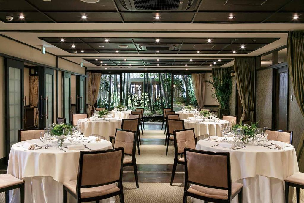 Banquet Style 1st Floor The Cozy Room GARDEN This venue, situated adjacent to the