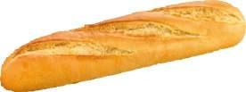 A small rustic baguette which
