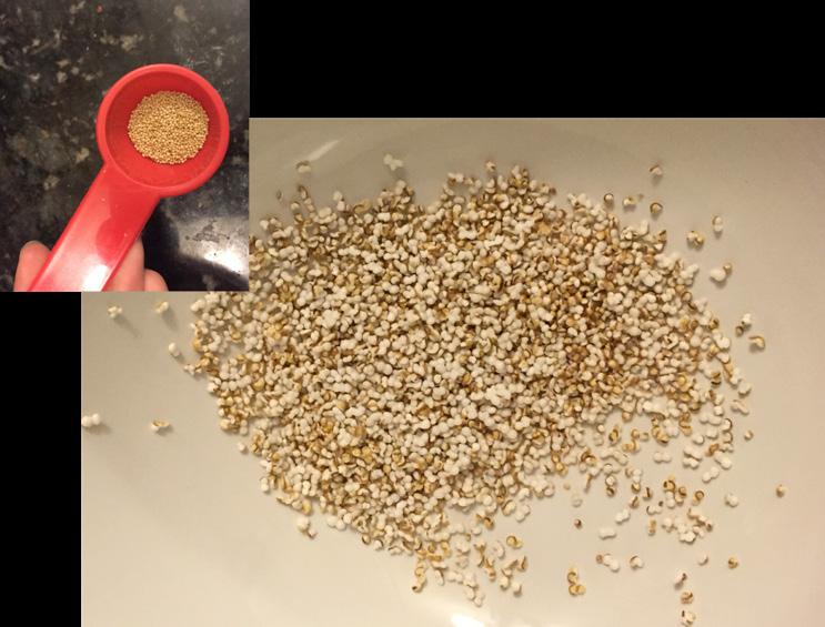 Cook the amaranth on low heat for about 20 minutes. Turn off the heat and leave the pot lid on for 5 minutes. Then, fluff the cooked amaranth with a fork and let any moisture evaporate. 5. Serve the cooked amaranth right away.