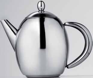 Not recommended for dishwasher use 2 Cup: 660ml/23 fl oz TM970000 4 Cup: 1200ml/42 fl oz TM980000 Paris The Paris Teapot offers a wonderfully