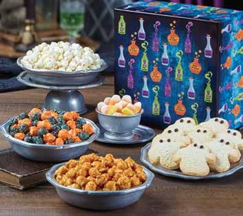 99 E F E HALLOWEEN POTIONS SNACK ASSORTMENT new! Captivate hungry witches and wizards with wholesome, whole-grain popcorn and beguiling candy treats.