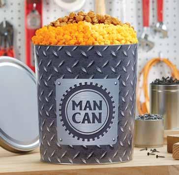 Each 3-gallon tin comes generously filled with Butter, Cheese and Caramel popcorn and features the team s logo and colors. 48 cups. U D P19330GB Green Bay Packers $44.99 P19330DA Dallas Cowboys $44.