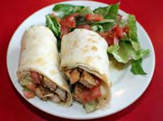 99 Southwest Chicken Barbecue Wrap Chicken, cheddar/jack cheese, salsa, lettuce and tomato, with our homemade barbecue sauce Cheesesteak Wrap* Sandwich steak, American cheese, fried onions, fried