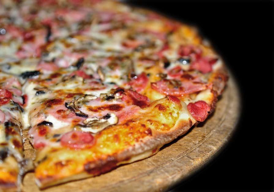 PIZZA Pizza ( Ø 30 cm ) Pizza Margherita Tomato sauce, cheese and Mozzarella cheese Pizza Hawaii Tomato sauce, ham, pineapple and cheese 9 Pizza Bolognese Ground meat and cheese Pizza Carciofini