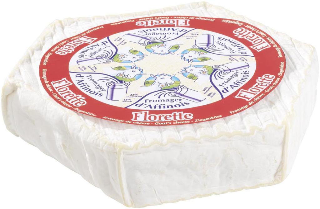 This 100% pure goat s milk French cheese has a flavor which is very fine