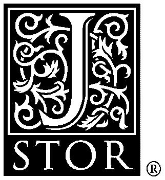 Accessed: 28/02/2011 10:31 Your use of the JSTOR archive indicates your acceptance of JSTOR's Terms and Conditions of Use, available at. http://www.jstor.org/page/info/about/policies/terms.jsp.