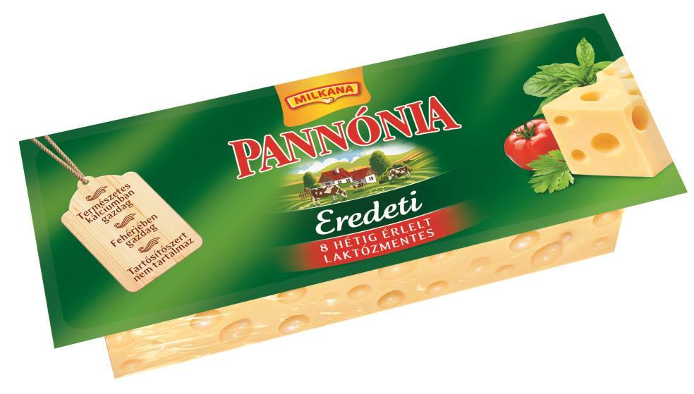 Block 2,5 kg Milkana Pannonia Classic Emmenthal Lactose