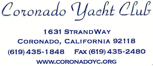 Thank you for choosing the Coronado Yacht Club as