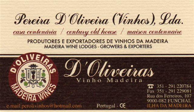 Producer contact details: Luis d Oliveira Email: perolivinhos@hotmail.
