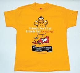 Souvenir t-shirts (and apron): Peace Love Mustard t-shirt Adult