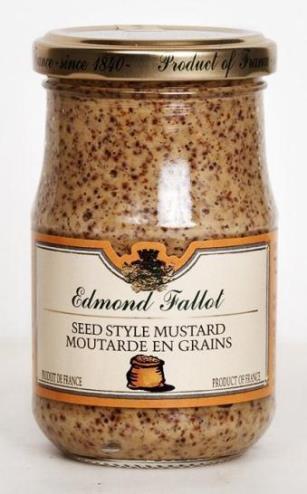 Edmond Fallot Mustards Dijon, Grain,