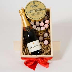 Champagne & Chocs For Her Mailly Grand Cru NV Rose Champagne Pink Champagne Truffles Sale price E90 inc.