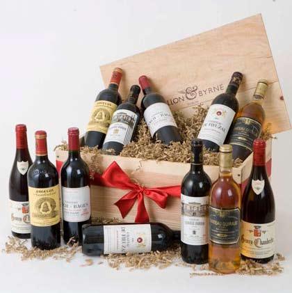 Your choice from our epic selection of wine can be boxed in single, twin or three-bottle units