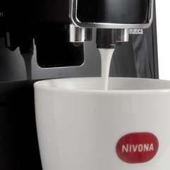 Whether brewing a coffee or running the machine care programme convenient and elegant controls make for