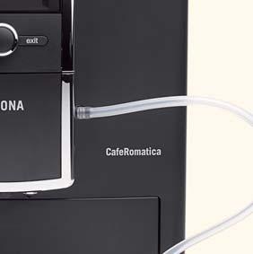 The colour of the new NIVONA CafeRomatica 838 is a robust matt, black which