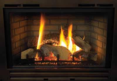 FireBrick tolerates more heat, traps more heat, and radiates significantly more heat into the room than a metal fireplace insert.