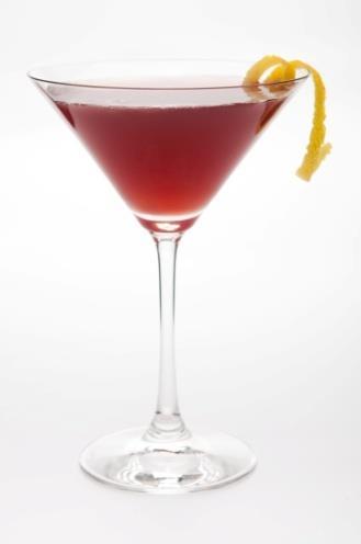 French Martini Cosmopolitan A simple blend of vodka, Chambord, and pineapple