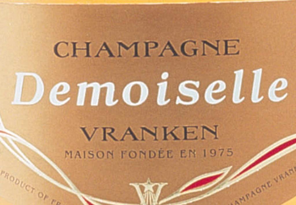 finish Demoiselle Grand Cuvee Rose, Champagne, France $78.