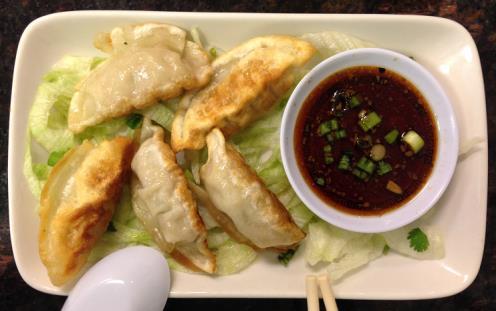 Rolls with Vegetables and Tofu (2pcs) Crab Cheese Wonton (5ps) Edamame