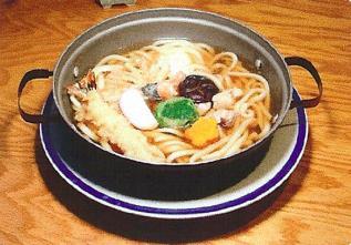 S o u p s / S t e w s Nabeyaki Udon Japanese Miso Ramen Udon noodles and vegetables with deep fried