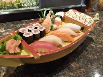 Sushi Regular* S u s h i 8 pieces of nigiri sushi, 4 pieces of a