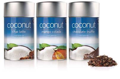 3 h coconut loose leaf tea canisters Each recyclable canister is air tight and filled with the same blends offered