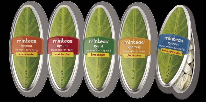 all natural tea mints with organic teas, fruits