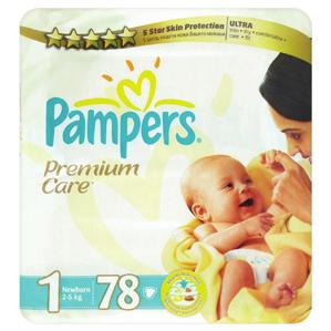 baby care PAMPERS premium VP 2 pcs/cs 9,03 63 cs/pal