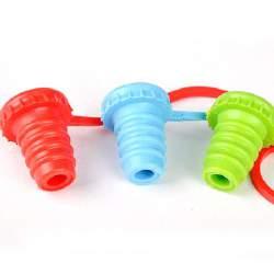 These fun, color-identifiable stoppers are great for parties!
