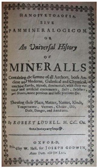 Fig. 6: Title page of Lovell