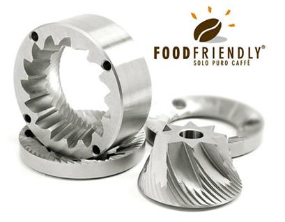 Burrs Food Friendly 1 Reliability : our grinding burrs do not undergo deformations, thanks to the particular heat treatment they have been subjected; they settle right after the first grinding, not