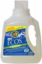 Each bottle of ECOS Liquid Laundry Detergent contains 50 years of