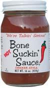 Bone Suckin Sauce is a western North Carolina style sauce.
