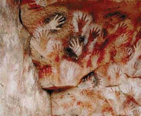 human life. The oldest paintings date back to about 6000 B.C.