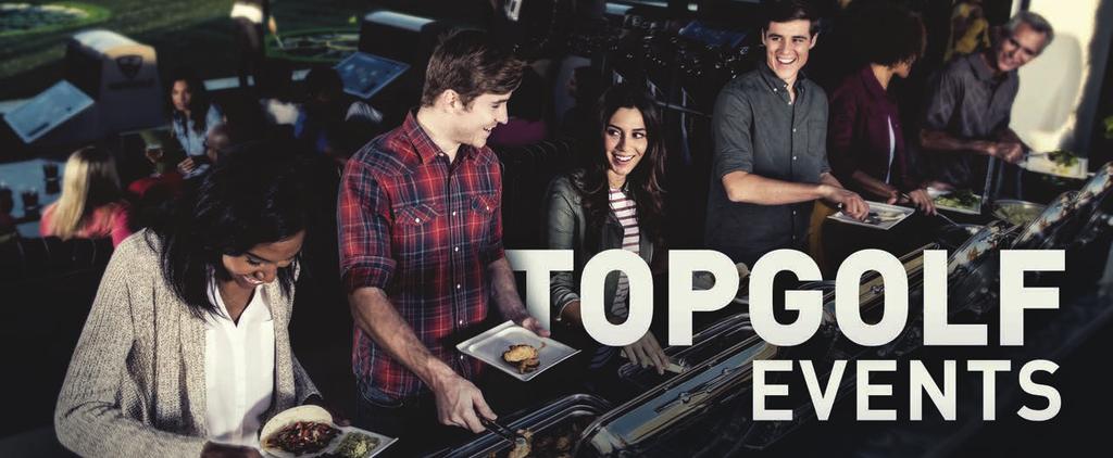 step 1 SELECT YOUR TOPGOLF PLAY DAY AND TIME* EVENTS INCLUDE: Menu selection from our event catering options Bottomless soda, iced tea and water Lifetime Memberships for your Guests Free club rentals