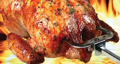 99 1/4 White $13.99 & Wood-Roasted Chicken Our 6 oz USDA choice house sirloin served with a 1/4 rizzly s wood-roasted chicken. $19.
