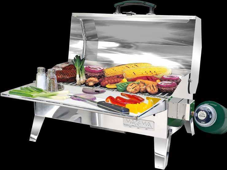 smaller Alpine are constructed of 00% mirror polished stainless Large Locking Lid for Grilling Large Items Secures all internal components in-place for