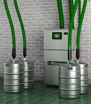 available on standard kegs Hassle free quality service Reduced line cleaning and