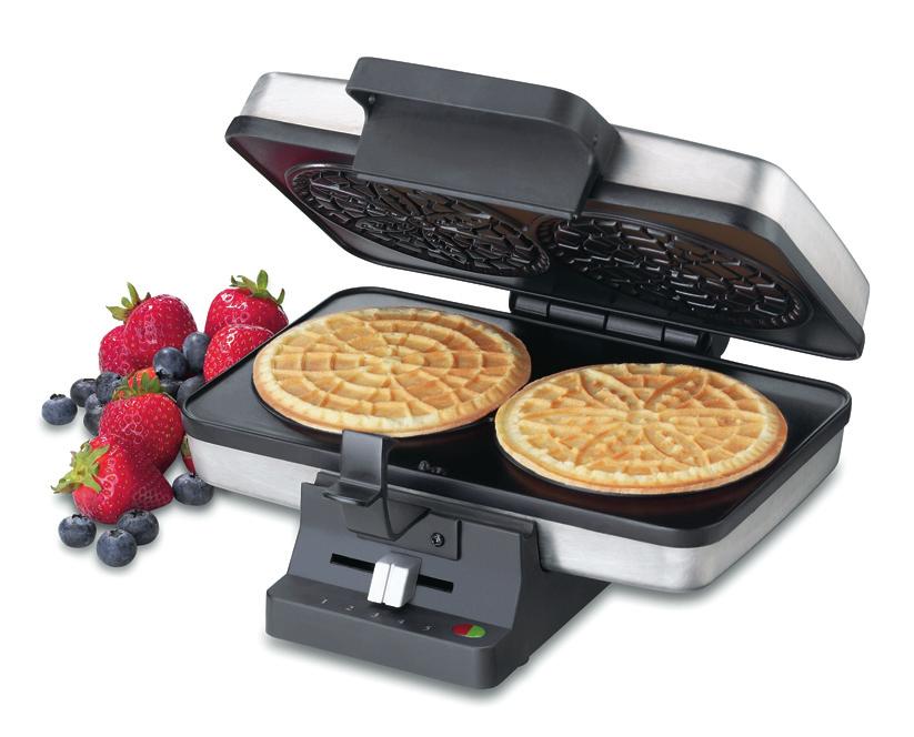 INSTRUCTION AND RECIPE BOOKLET Pizzelle Press WM-PZ2 For your safety and continued enjoyment of this
