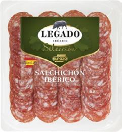 SLICED IBERICO CHORIZO - Made from the famous Iberian pigs, authentic and typical Spanish.
