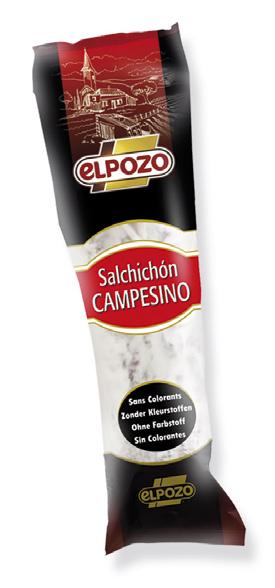 DRY SAUSAGES CAMPESINO FUETEC IBERICO CASERO SAUCISSON CAMPESINO FUETEC IBERIQUE CASERO CAMPESINO DRY SPANISH SAUSAGE - Prepared and dried according to a